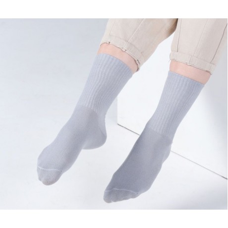 Носки высокие серые 3 пары