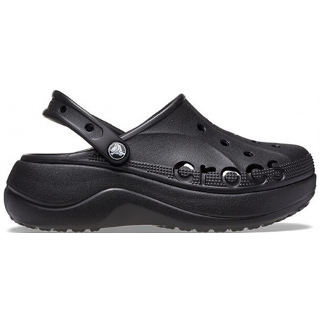 Crocs Baya Platform Clog Черные