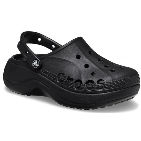 Crocs Baya Platform Clog Черные