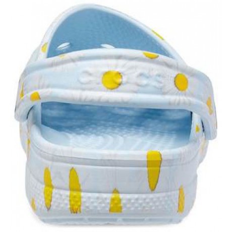 Crocs Baya Clog Ромашки бледно-голубые