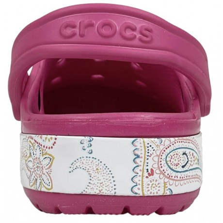 Crocs Bayaband Bandana Print Clog Розовые