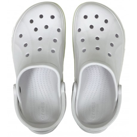 Crocs Bayaband Clog Белые с желтым