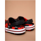 Crocs Bayaband Red Black Printed Красные