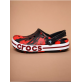 Crocs Bayaband Red Black Printed Красные