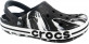Crocs Bayaband White Black Printed Белые