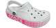 Crocs Bayaband Clog Logo Motion Pink светло-серые