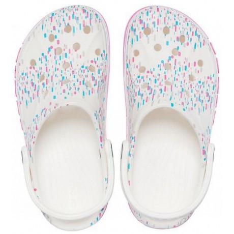 Crocs Bayaband Seasonal Printed Clog Белые
