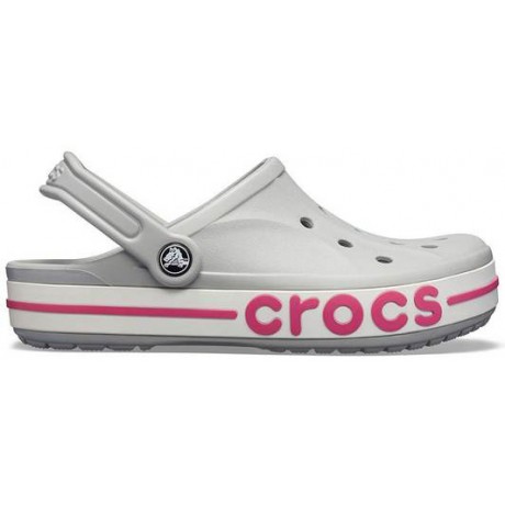 Crocs Bayaband Clog Серые с розовым