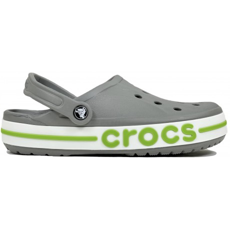 Crocs Bayaband Clog Серые с зеленым