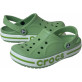 Crocs Bayaband Clog темно-зеленые с белым