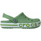 Crocs Bayaband Clog темно-зеленые с белым