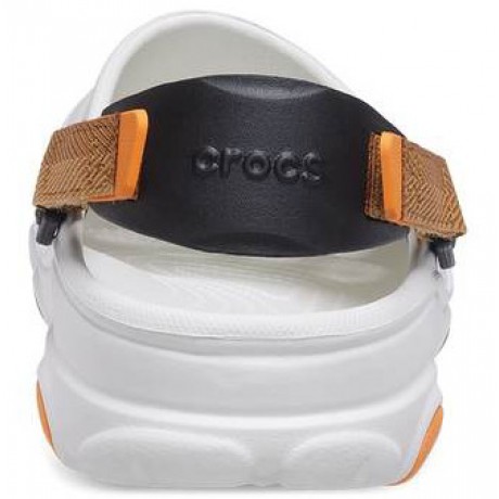 Crocs Classic All Terrain Clog Белые с оранжевым