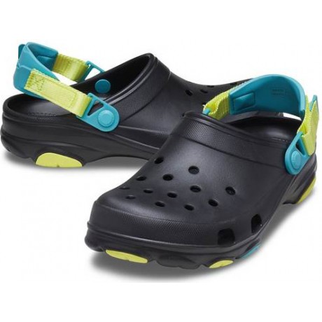 Crocs Classic All Terrain Clog Черные с голубым