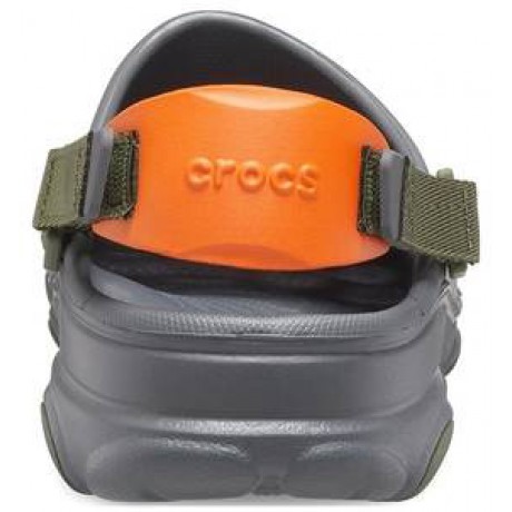 Crocs Classic All Terrain Clog Серые с оранжевым