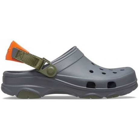 Crocs Classic All Terrain Clog Серые с оранжевым