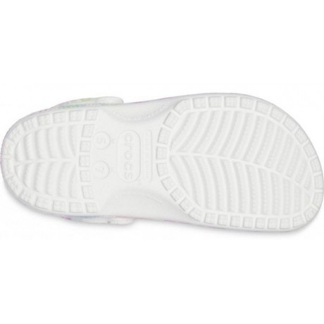 Crocs Classic Bleach Dye Clog Белые