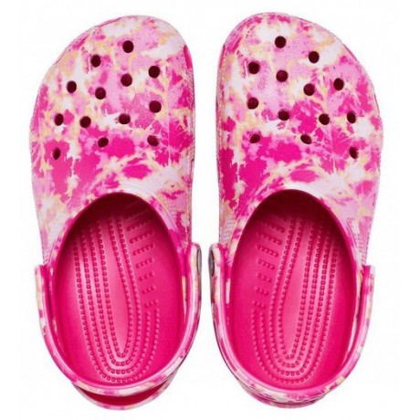 Crocs Classic Bleach Dye Clog Розовые