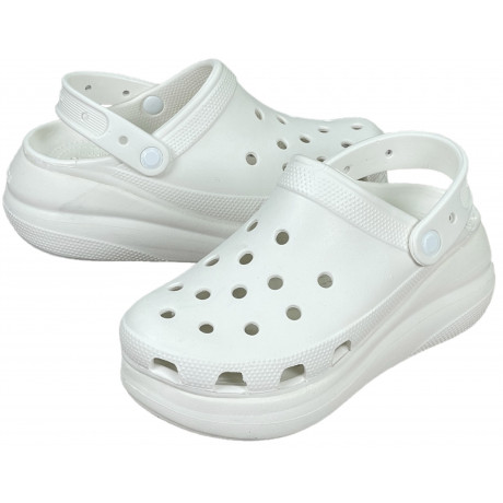 Crocs Classic Crush Clog White Белые