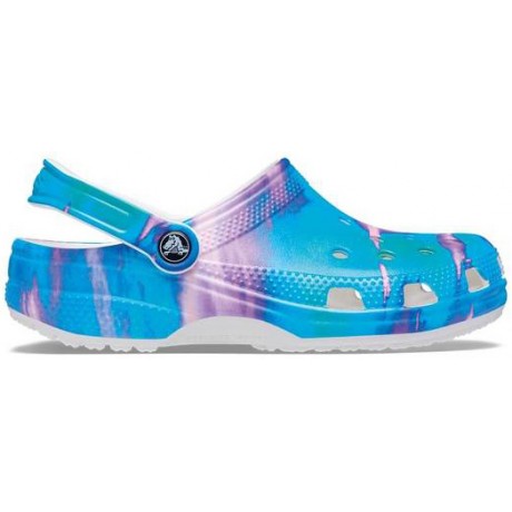 Crocs Classic Out of this World II Clog голубые с фиолетовым