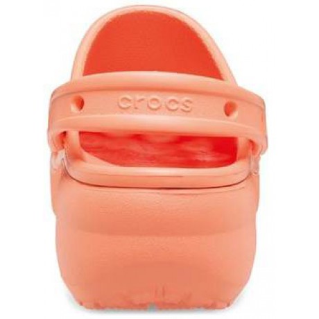Crocs Classic Platform Clog оранжевые