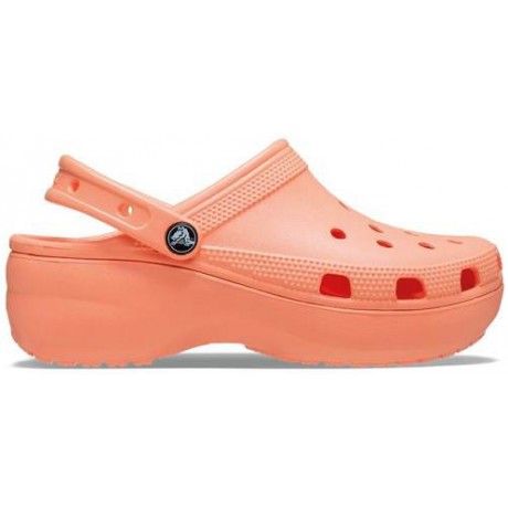 Crocs Classic Platform Clog оранжевые