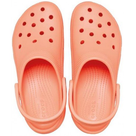 Crocs Classic Platform Clog оранжевые