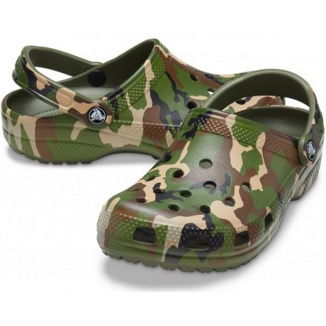 Crocs Classic Printed Camo Clog цвета хаки