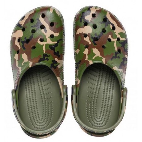 Crocs Classic Printed Camo Clog цвета хаки