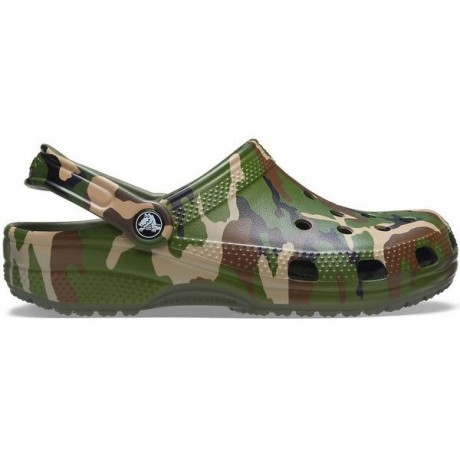 Crocs Classic Printed Camo Clog цвета хаки