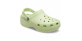 Женские кроксы Crocs Classic Platform Clog Светло-зеленые