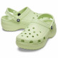 Женские кроксы Crocs Classic Platform Clog Светло-зеленые