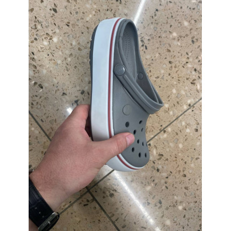 Crocs Crocband Platform Clog Grey Серые