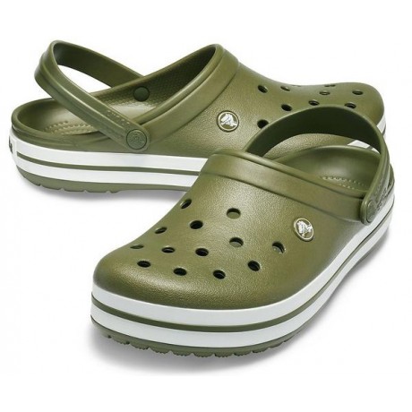 Crocs Crocband цвета хаки