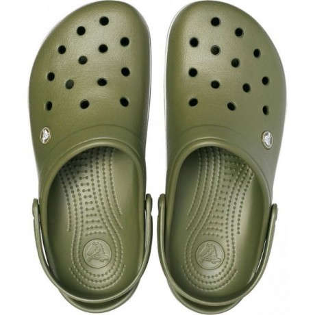 Crocs Crocband цвета хаки