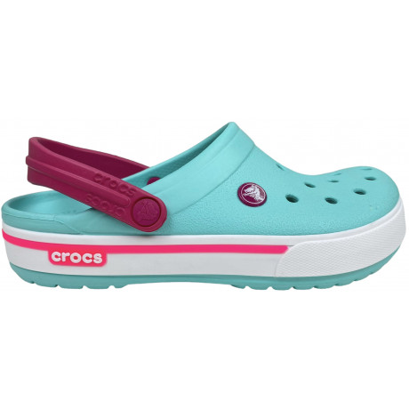Crocs Crocband II Clog голубые с розовым