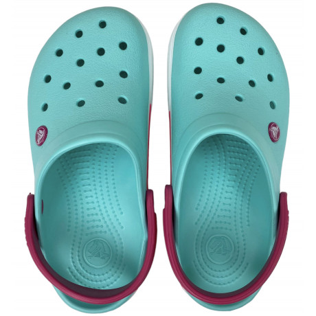 Crocs Crocband II Clog голубые с розовым