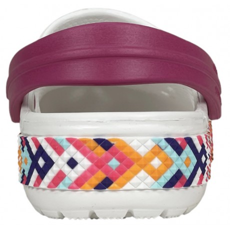 Crocs Crocband Rainbow Gitter Clog Белые