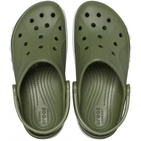 Crocs Bayaband Clogs Детские хаки