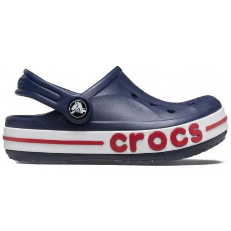 Crocs Bayaband Clogs Детские синие с красным