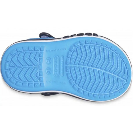 Crocs Bayaband Sandal Детские голубые с черным