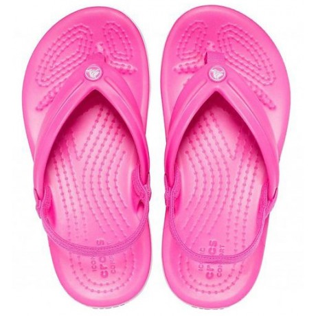 Crocs Crocband Strap Flip K Детские розовые