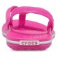 Crocs Crocband Strap Flip K Детские розовые