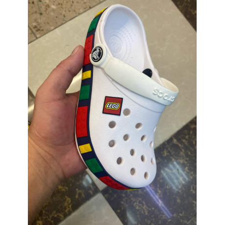 Crocs Kids Crocband Lego Детские Белые 
