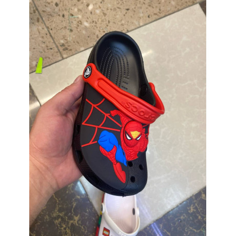 Crocs Kids Crocband Spider Man Детские Черные 