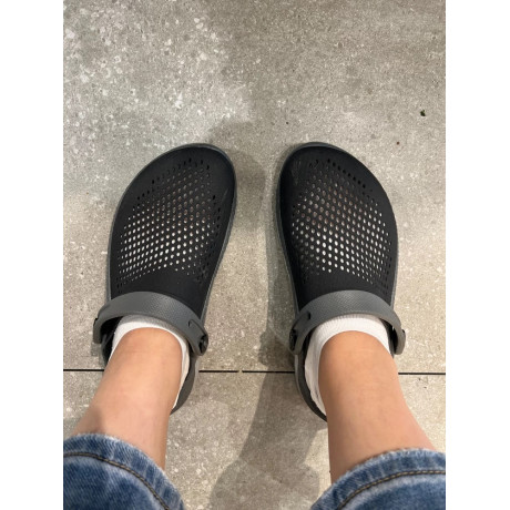 Crocs LiteRide Kids Clog Детские Черные с серым