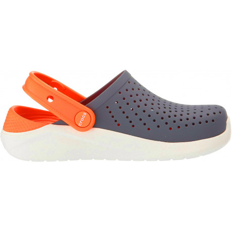 Crocs LiteRide Kids Clog Детские Оранжевые с черным