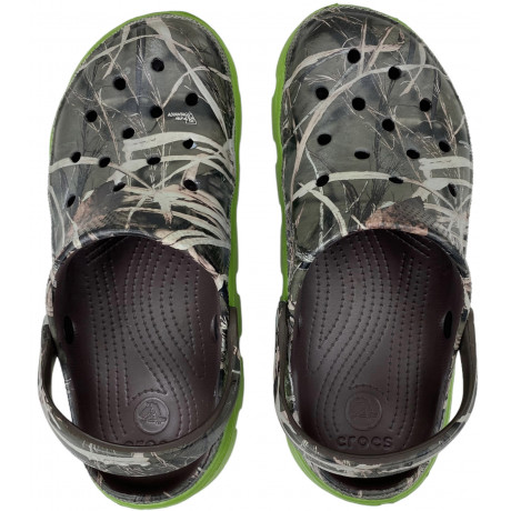 Crocs Duet Sport Clog Camo Grey Green