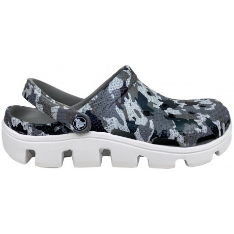 Crocs Duet Sport Clog Camo Grey White