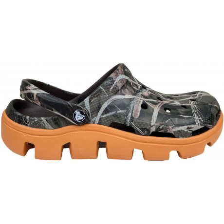 Crocs Duet Sport Clog Camo Grey Orange