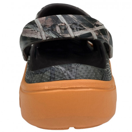 Crocs Duet Sport Clog Camo Grey Orange